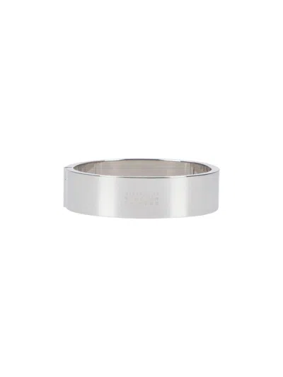 Mm6 Maison Margiela Mini Metal Jewelry Charm For Men In Silver
