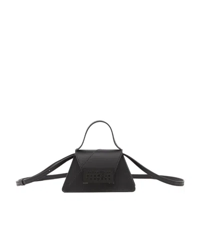 Mm6 Maison Margiela Mini Numberic Tote Bag In Black