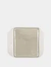 Mm6 Maison Margiela Silver Numeric Brass Ring In Palladiobu