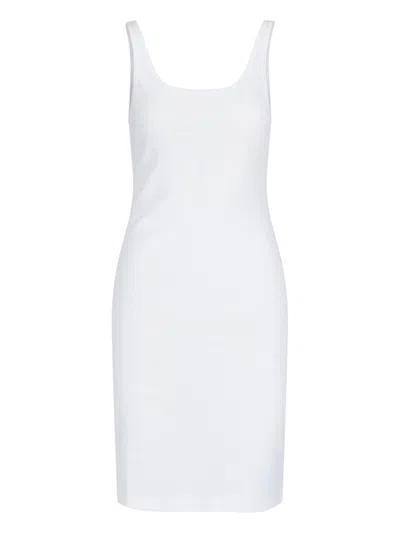 Mm6 Maison Margiela Mini Sheath Dress In White