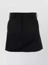 Mm6 Maison Margiela Mini Skirt Pleated Belt Loops