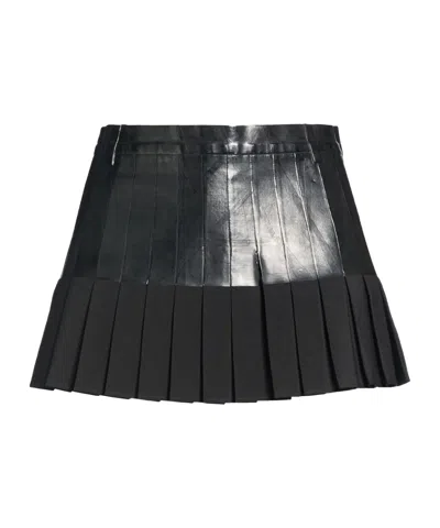 Mm6 Maison Margiela Mini Skirts In Black