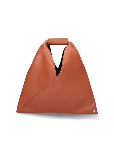 Mm6 Maison Margiela Mini Tote Bag "japanese" In Orange