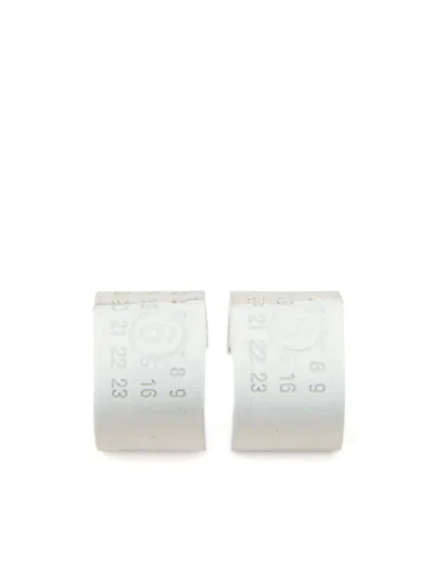 MM6 MAISON MARGIELA MM6 MAISON MARGIELA MINIMAL LOGO 4MM EARRINGS ACCESSORIES