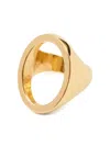 Mm6 Maison Margiela Minimal Logo 4mm Ring
