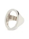 Mm6 Maison Margiela Minimal Logo 4mm Ring