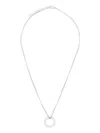 MM6 MAISON MARGIELA MM6 MAISON MARGIELA MINIMAL LOGO 6MM PENDANT RING ACCESSORIES