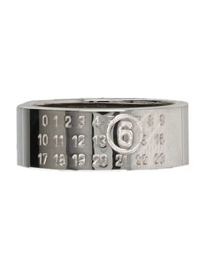 Mm6 Maison Margiela Minimal Logo 8mm In Metallic