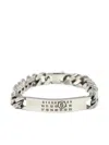 Mm6 Maison Margiela Silver Classic Chain Bracelet In Metallic
