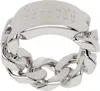 Mm6 Maison Margiela Minimal Logo Ring