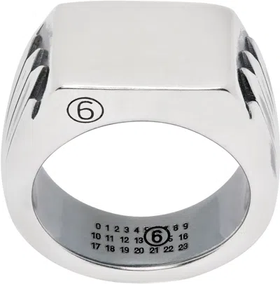 Mm6 Maison Margiela Minimal Logo Ring