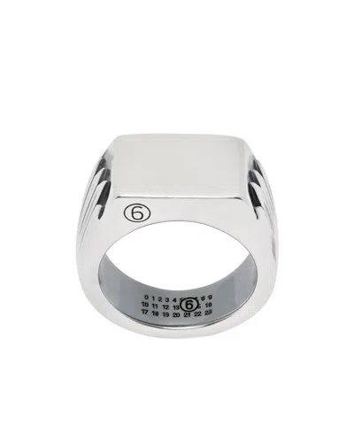 Mm6 Maison Margiela Minimal Logo Ring