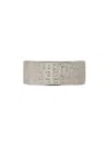 Mm6 Maison Margiela Minimal Numeric Band Ring In Metallic