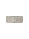 Mm6 Maison Margiela Minimal Numeric Band Ring In Metallic