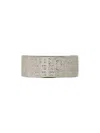 Mm6 Maison Margiela Minimal Numeric Band Ring In Metallic