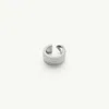 Mm6 Maison Margiela Minimal Numeric Cuff Ring In Metallic