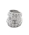 Mm6 Maison Margiela Numeric Ring In White