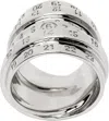 Mm6 Maison Margiela Minimal Numeric Ring In White