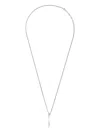 Mm6 Maison Margiela Minimal Pendant Necklace In Metallic