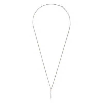 Mm6 Maison Margiela Minimal Pendant Necklace In Pattern