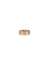 Mm6 Maison Margiela Minimal Chain-link Ring In Gold