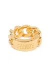 Mm6 Maison Margiela Minimal Ring In Gold
