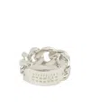 Mm6 Maison Margiela Minimal Ring In White