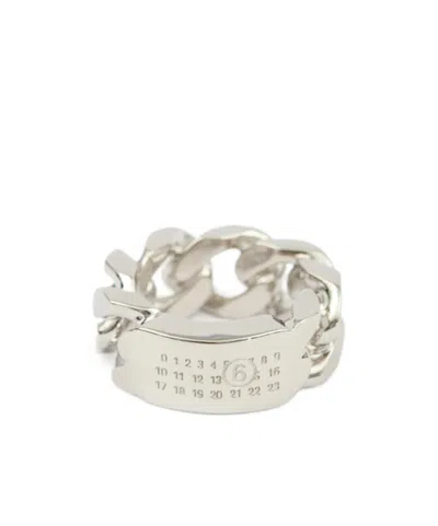 MM6 MAISON MARGIELA MM6 MAISON MARGIELA MINIMAL CHAIN-LINK RING