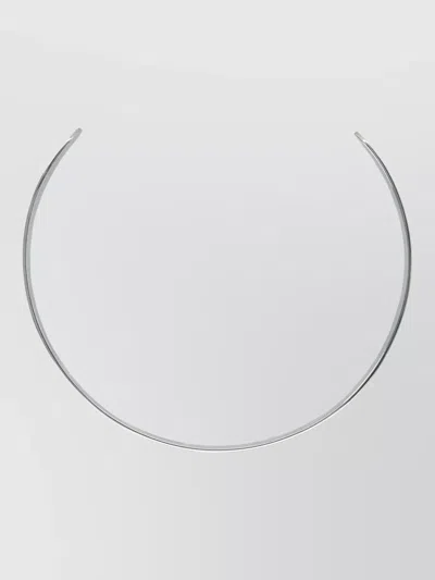 Mm6 Maison Margiela Minimal Sculptural Open Metal Collar Choker