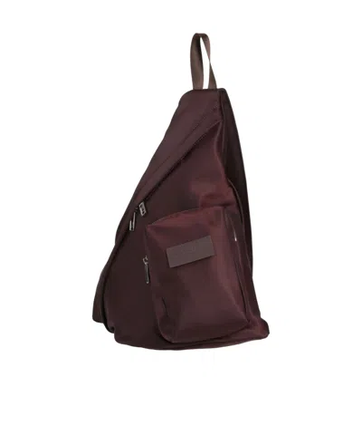 Mm6 Maison Margiela Minimalist Medium Backpack In Brown