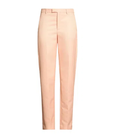 Mm6 Maison Margiela Minimalist Straightleg Trousers In Pink