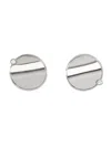 Mm6 Maison Margiela Reflective Gemstone Stud Earrings In Metallic