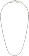 Mm6 Maison Margiela Mixed Chain Necklace In Gray