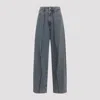 Mm6 Maison Margiela Jeans Boot-cut - Gris Claro In Gray