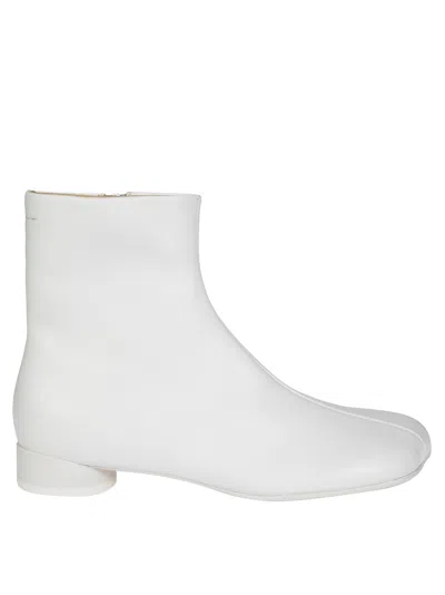 Mm6 Maison Margiela Mm6 Ankle Boot In White