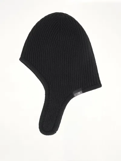 Mm6 Maison Margiela Mm6 Beanie In Black