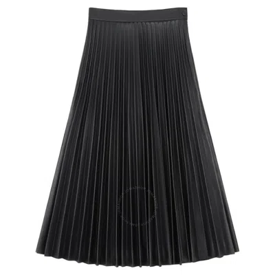 MM6 MAISON MARGIELA MM6 BLACK PLEATED MIDI SKIRT