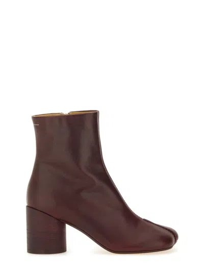 Mm6 Maison Margiela Mm6 By Maison Margiela "anatomic" Ankle Boots In Brown