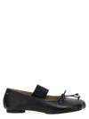 Mm6 Maison Margiela Anatomic Flat Shoes Black