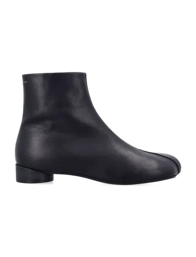 Mm6 Maison Margiela Mm6 By Maison Margiela Anatomic Black Leather Ankle Boot