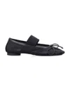 Mm6 Maison Margiela Mm6 By Maison Margiela Anatomic Numeric Ballerinas In Black