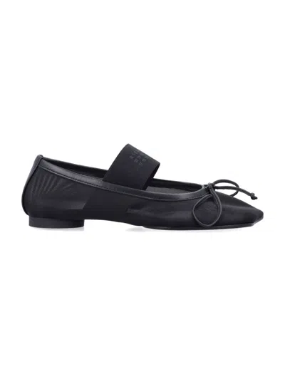 Mm6 Maison Margiela Mm6 By Maison Margiela Anatomic Numeric Ballerinas In Black