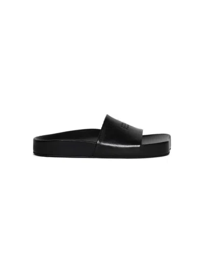 Mm6 Maison Margiela Mm6 By Maison Margiela Asymmetric Open Toe Black Sandals