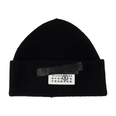 Mm6 Maison Margiela Mm6 By Maison Margiela Beanie - Wool - Black