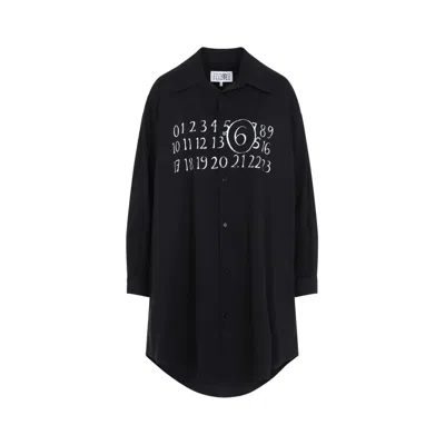 Mm6 Maison Margiela Mm6 By Maison Margiela Black Cotton Dress