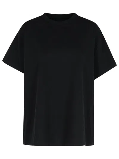 Mm6 Maison Margiela Mm6 By Maison Margiela Black Cotton T-shirt