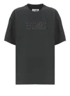 Mm6 Maison Margiela T-shirt With Logo In Black