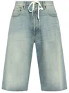 Mm6 Maison Margiela Mm6 By Maison Margiela Blue Mid-thigh Denim Shorts In Blue