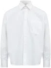 Mm6 Maison Margiela Detachable-collar Shirt In White