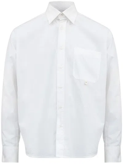 MM6 MAISON MARGIELA MM6 BY MAISON MARGIELA BUTTON-DOWN WHITE SHIRT